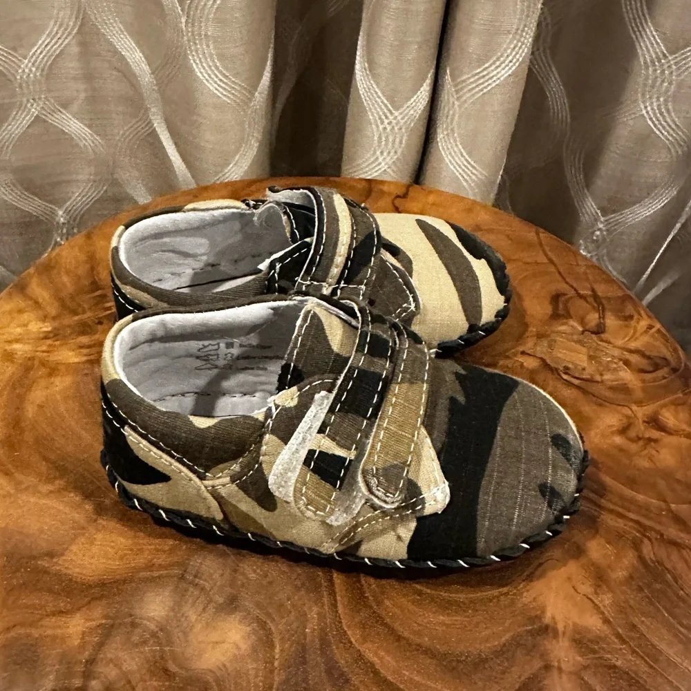 Pediped Camouflage Baby Shoes Size 12-18 Months
